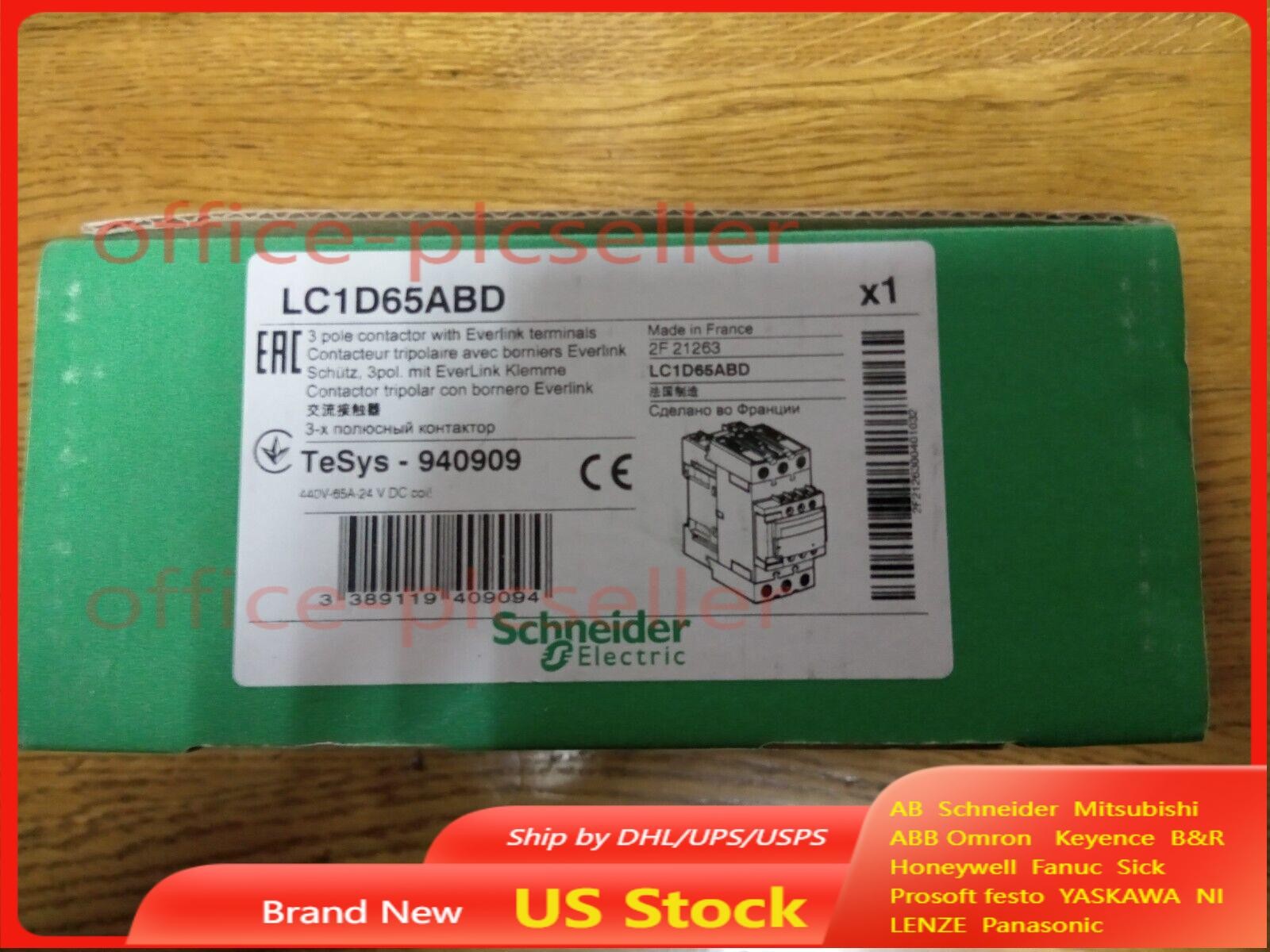 Schneider LC1D65ABD Contactor 65A New In Box Fast Shipping
