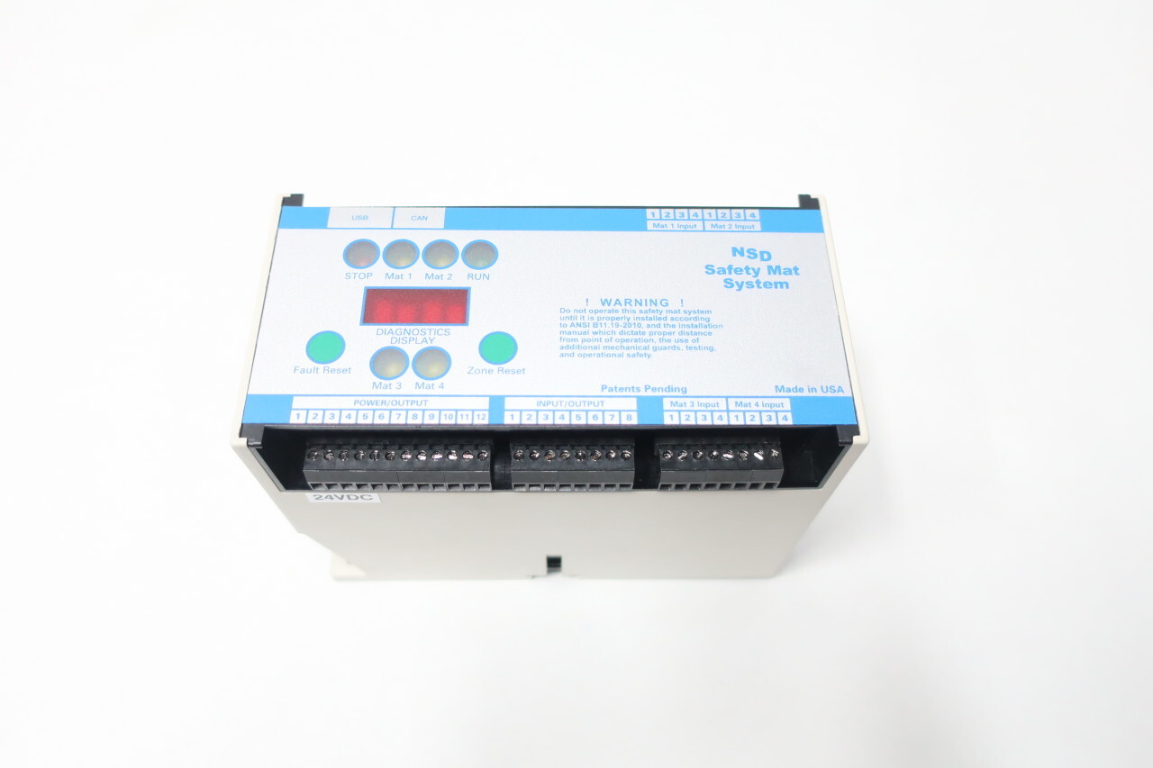 Pinnacle DR-04 Nsd Zoneguard Safety Mat System Din-rail Controller Module