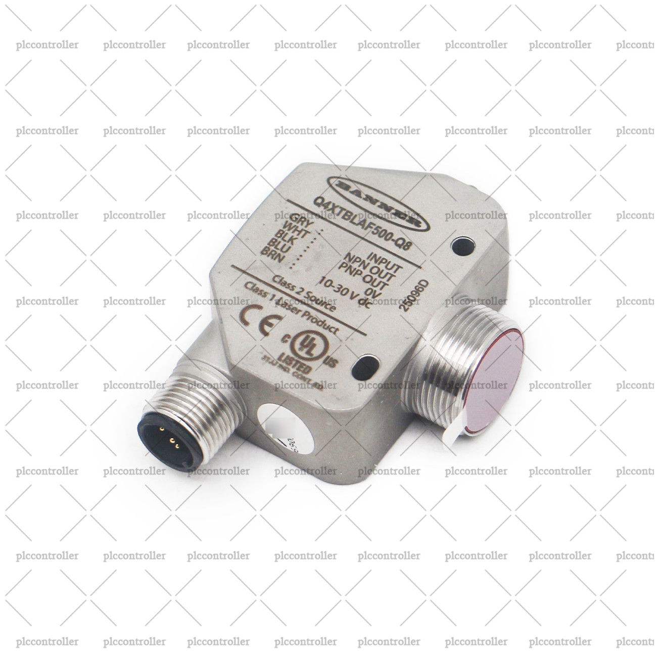 NEW BANNER Q4XTBLAF500-Q8 Laser Adjustable Field Range: 500 mm Input: 10-30 V dc
