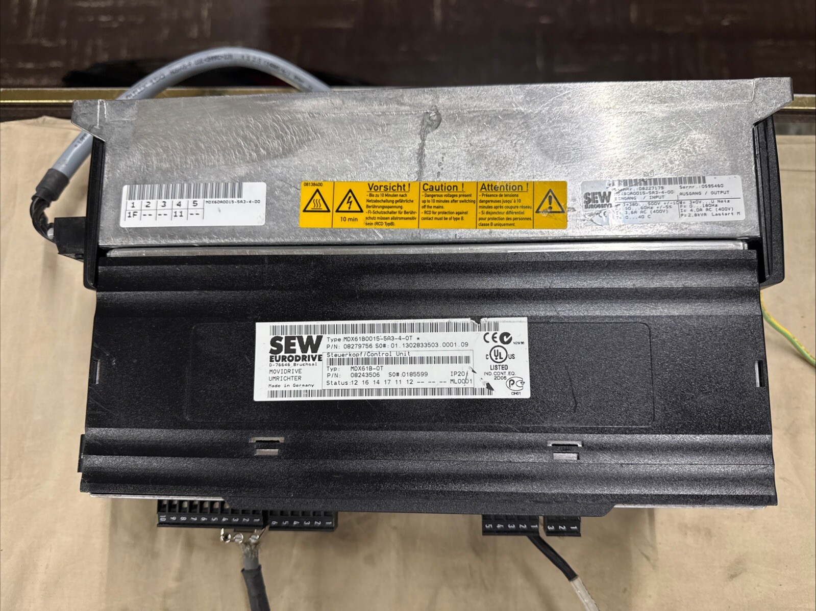 Sew-Eurodrive #MDX61B0015-5A3-4-0T / #MDX60A0015-5A3-4-00