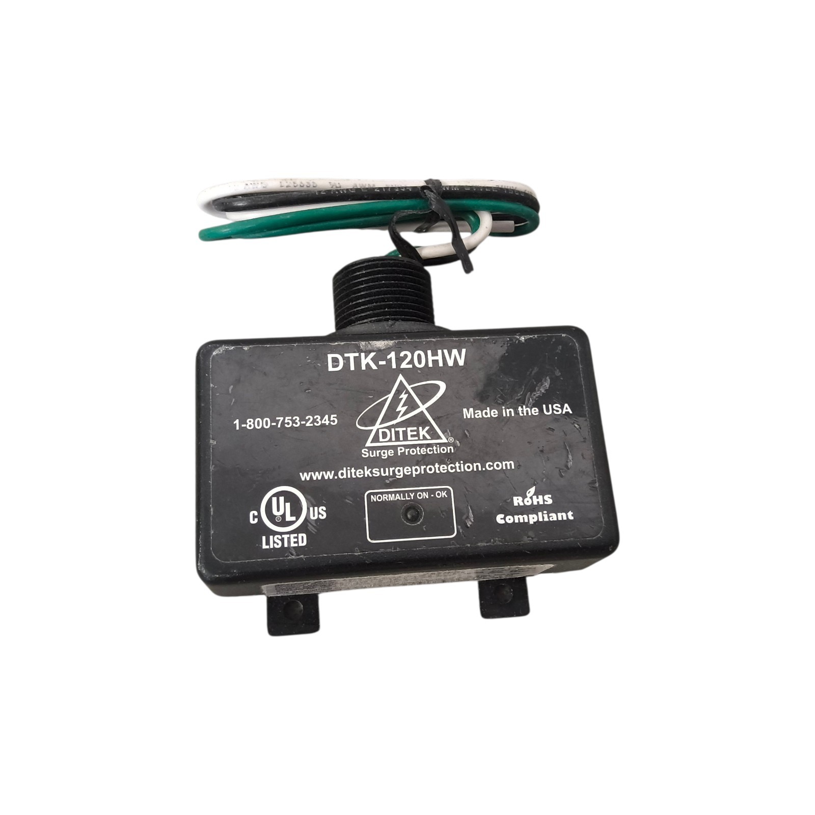 DITEK DTK-120HW Power Surge Protection 120V 15A Single Phase Type 1 SPD