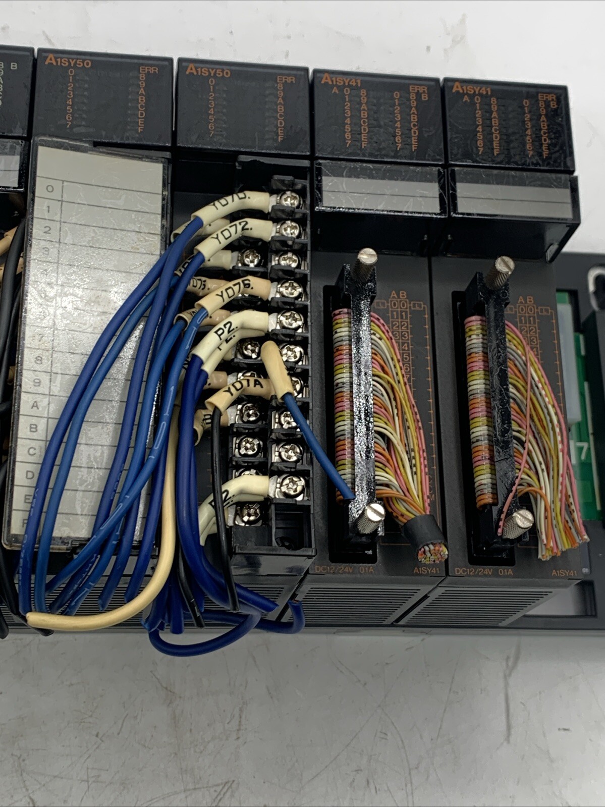 Set Of 9 Melsec & Mitsubishi PLC , A1S61PN, A1SHCPU, A1SX41, A1SY50, A1SY41