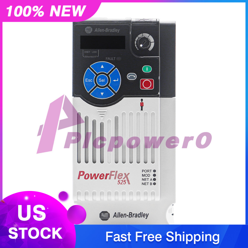 New Allen Bradley 25B-D4P0N104 PowerFlex 525 1.5kW (2Hp) AC Drive