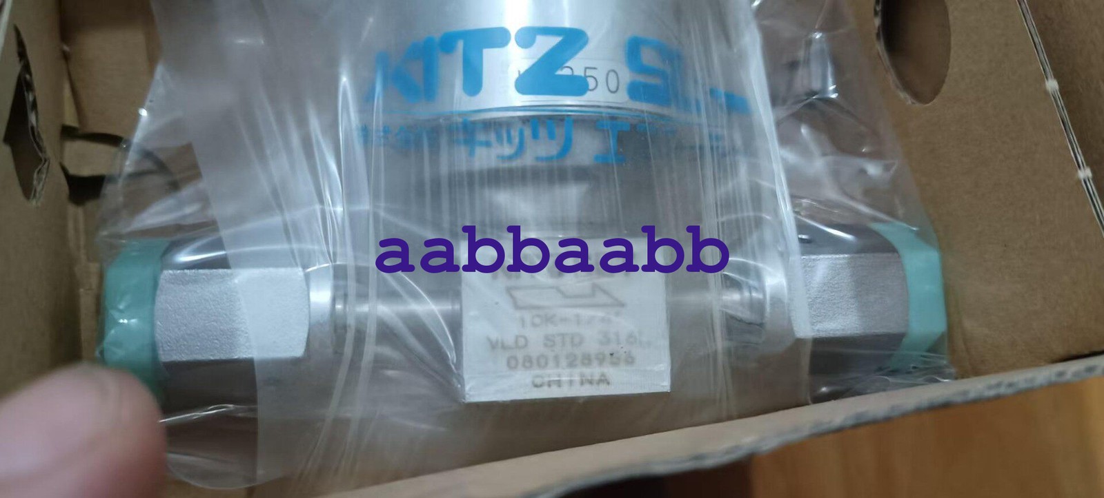 1PCS NEW KITZ VLD4CS-VFC-STD-316L 1/4FVCR pneumatic diaphragm valve. #GW