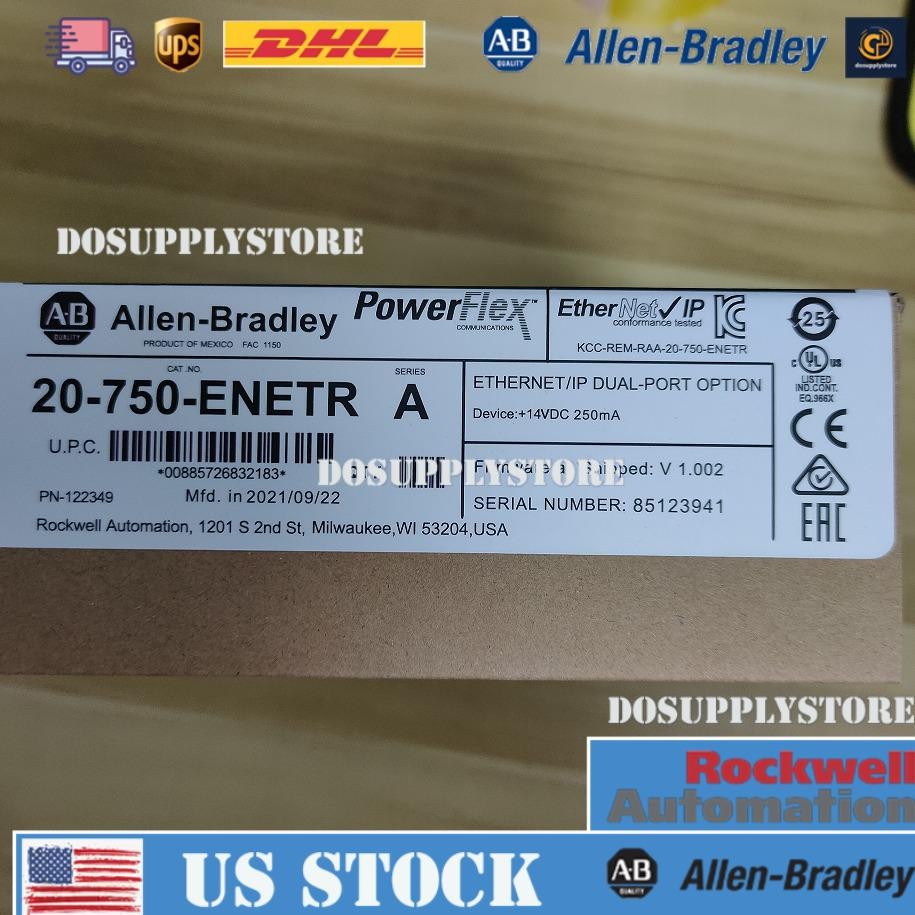 Factory Sealed Allen-Bradley 20-750-ENETR 750 2-P ENet/IP Module AB US Free Tax