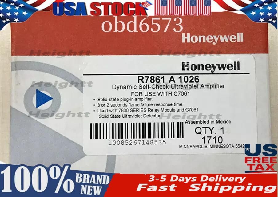 1 year warranty express NEW Honeywell R7861A1026 UV flame amplifier R7861 A 1026