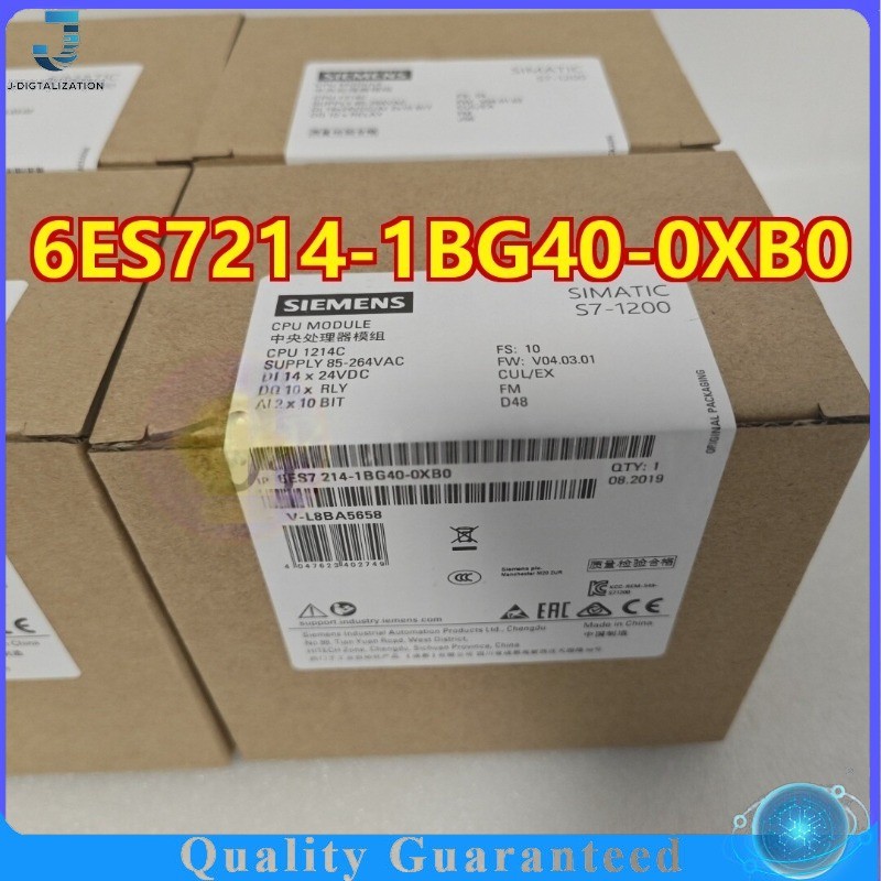 6ES7 214-1BG40-0XB0 NEW SIEMENS 6ES7214-1BG40-0XB0 1BG40-OXBO S7-1200 CPU 1214C