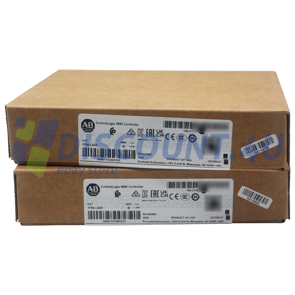 1756-L82E ALLEN BRADLEY SER B CONTROLLOGIX PROCESSOR 1756-L82E NEW SURPLUS