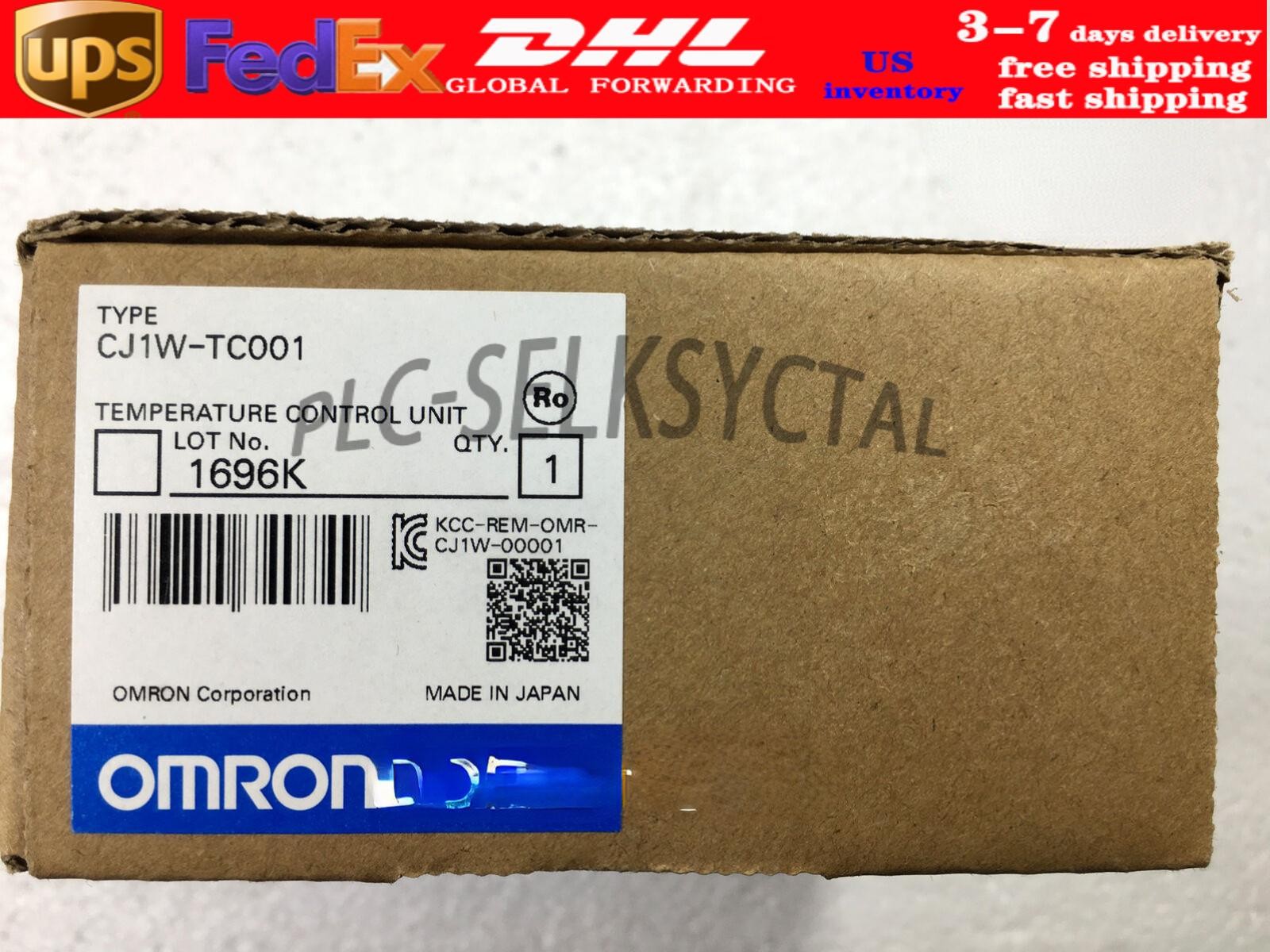 Omron CJ1W-TC001 Temperature Control Unit New One Free Shipping CJ1WTC001