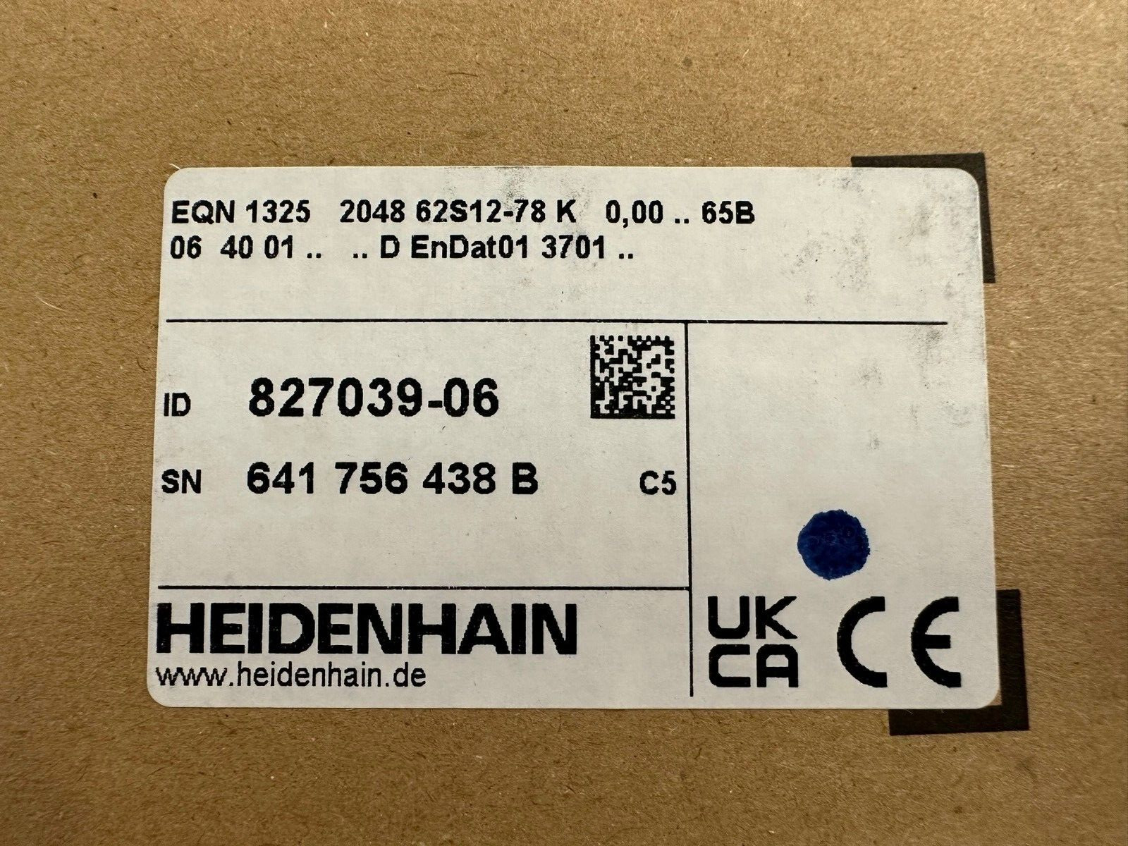 HEIDENHAIN EQN 1325 2048 encoder ID 586653-06 ID 827039-06 new in box