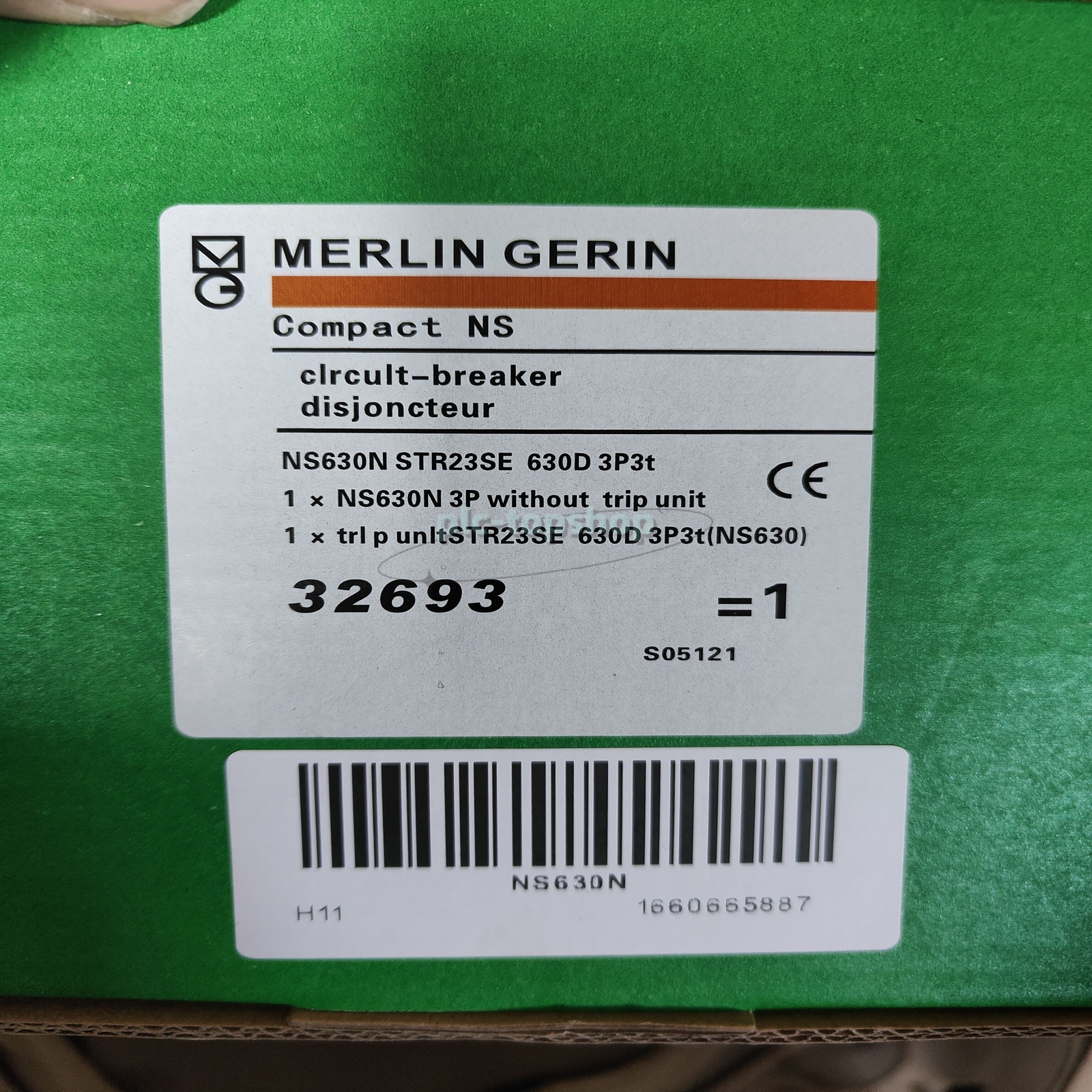 1PC NEW SCHNEIDER NS630N Circuit Breaker 3P 630A STR23SE plc