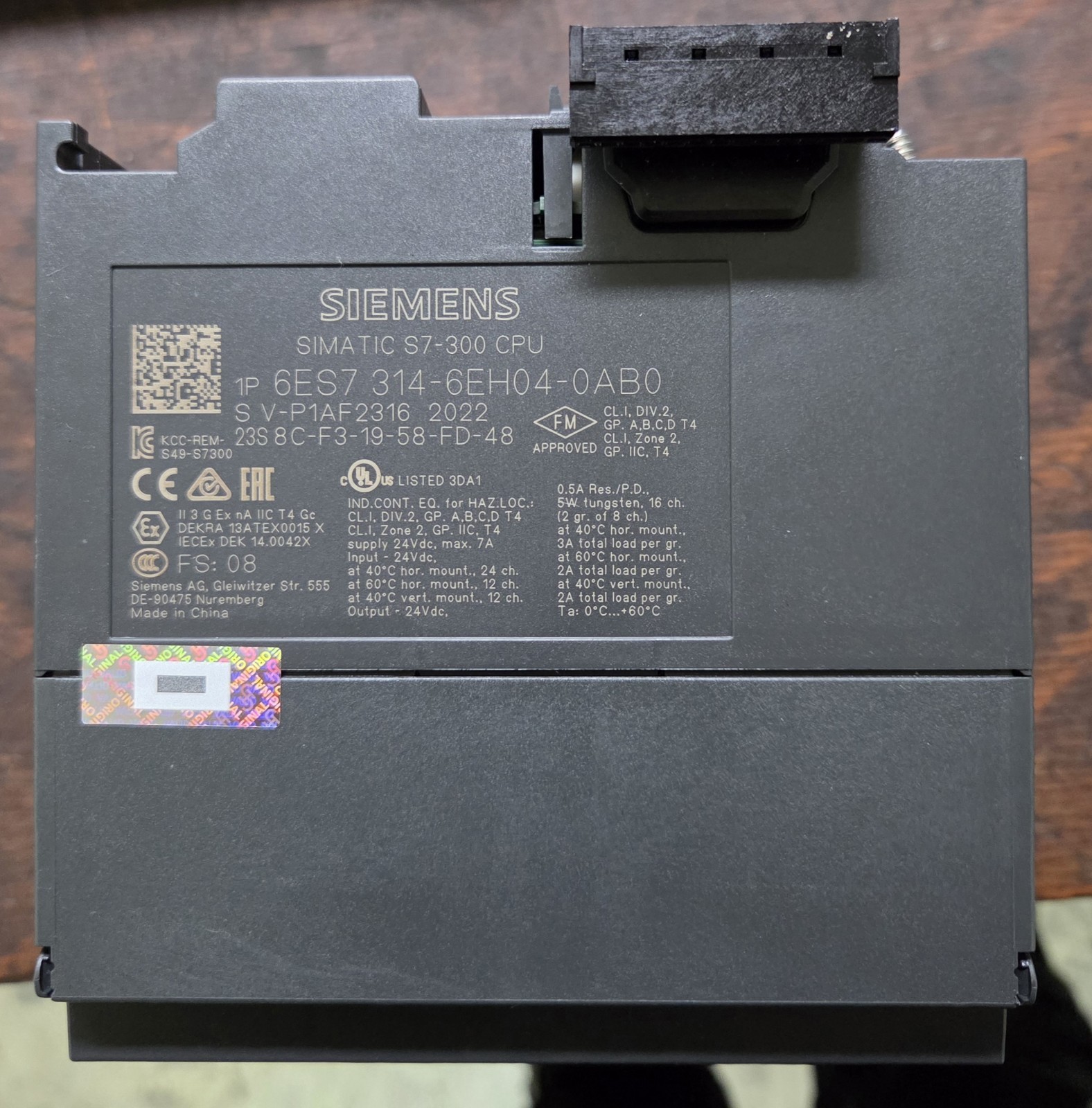 Siemens CPU 6ES7 314-6EH04-0AB0 6ES7314-6EH04-0AB0