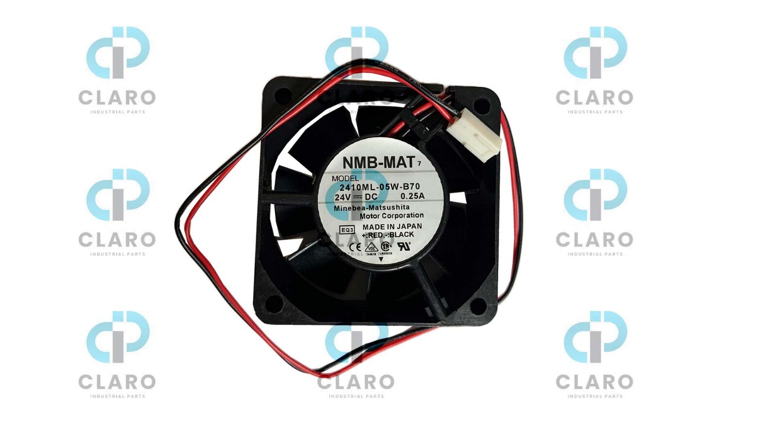 NEW 2410ML-05W-B70 2W W. C. 24V==DC 0.25A FAN NMB-MAT