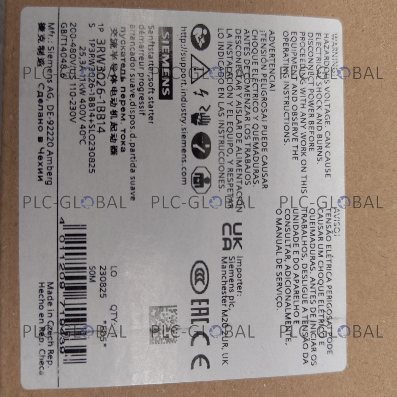 1 Unit Brand New Siemens 3RW3026-1BB14 Local Stock With Warranty