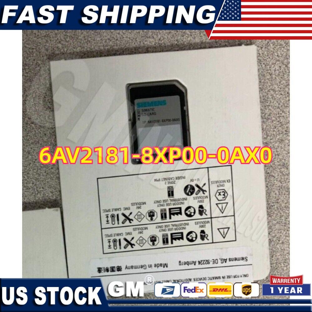 New Siemens 6AV2 181-8XP00-0AX0 6AV2181-8XP00-0AX0 SIMATIC SD memory card 2 GB
