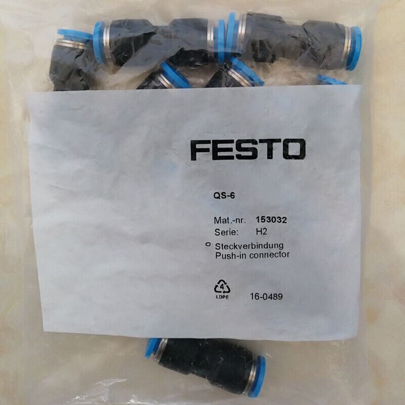 FESTO QS-6 153032 10PC New Connector Free Shipping