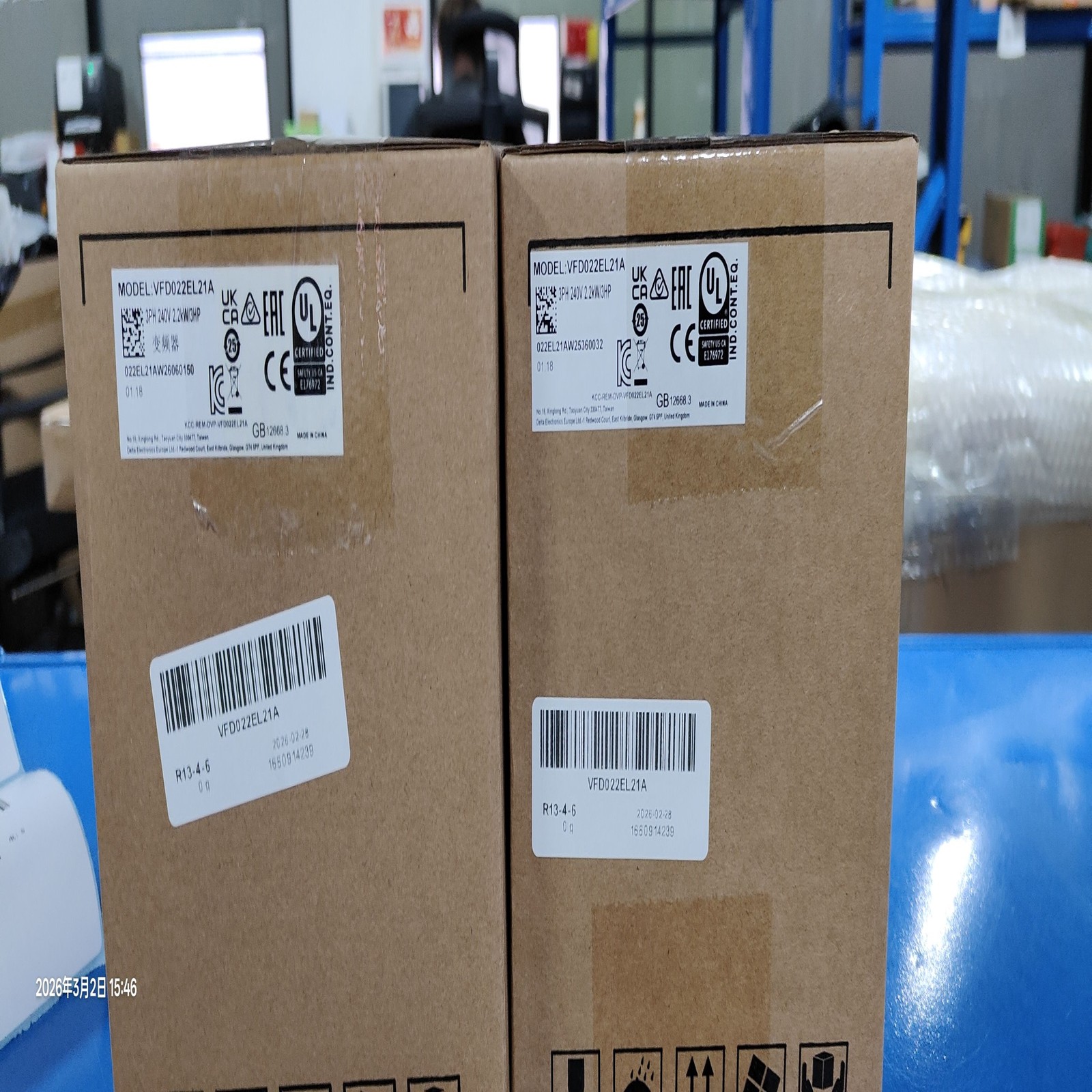 1PCS Brand New In Box Delta VFD022EL21A PLC VFD022EL21A