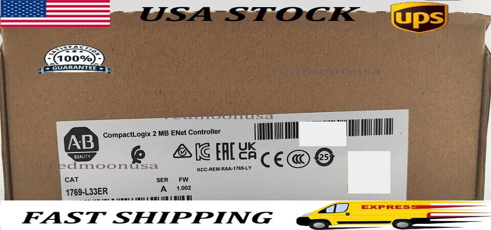 New Factory Sealed 1769-L33ER SER A CompactLogix 2MB Enet Controller 1769L33ER