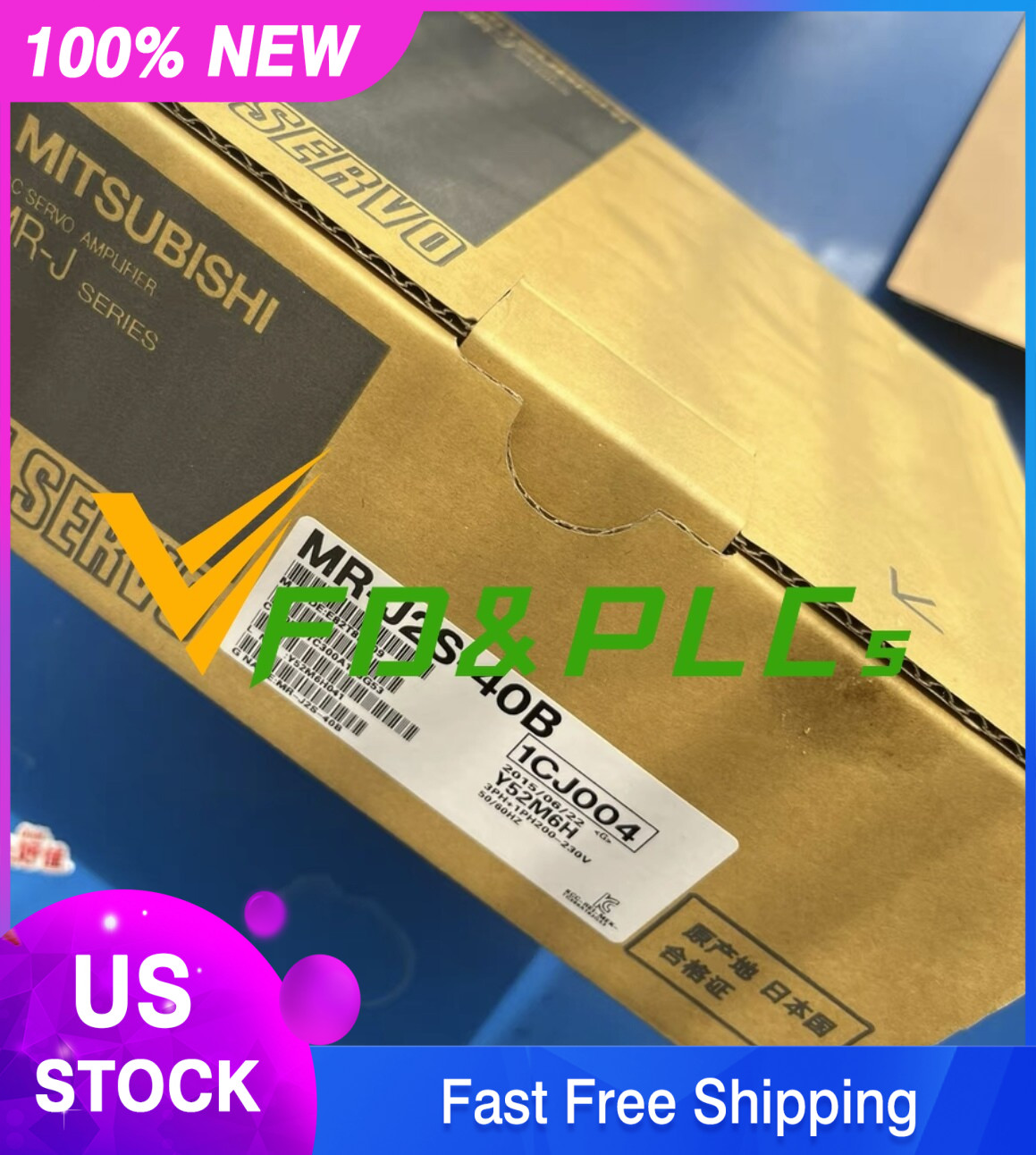 New In Box MITSUBISHI MR-J2S-40B AC Servo Drive factory sealed free ship
