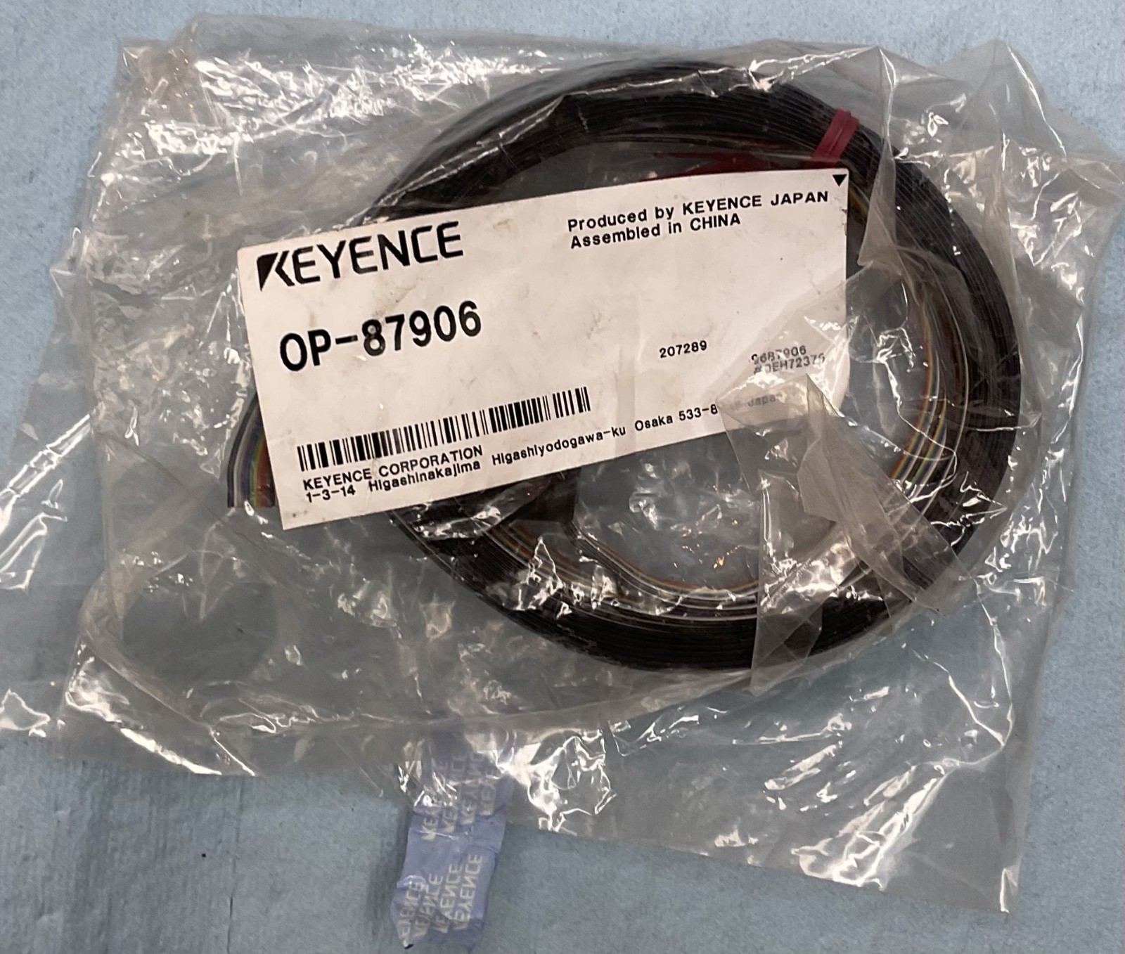 Keyence OP-87906 I/O Ribbon Cable (New)