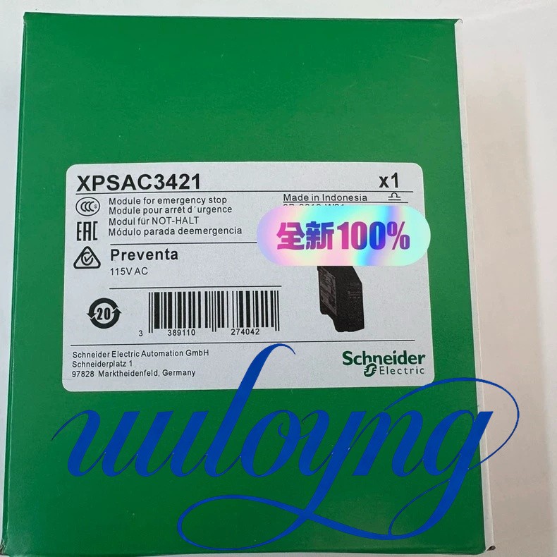 1PC New Schneider XPSAC3421 Preventa Safety Relay Module