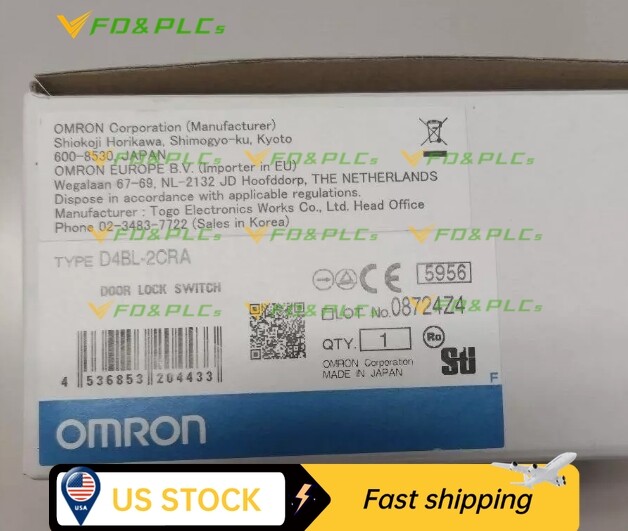 New OMRON D4BL-2CRA Guard Lock Safety-door Switch D4BL2CRA