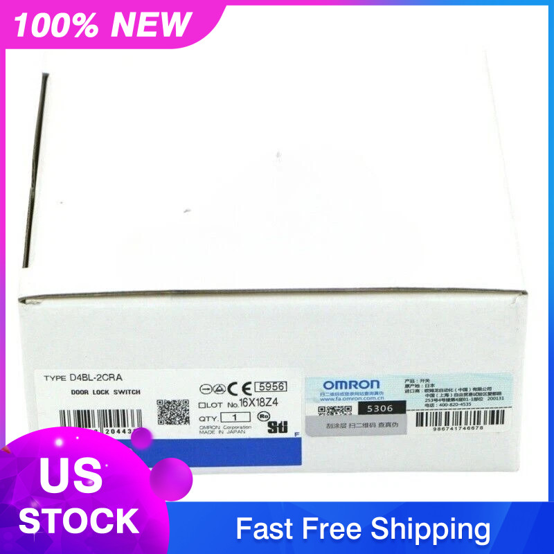 1PC Omron D4BL-2CRA Guard Lock Safety door Switch D4BL2CRA