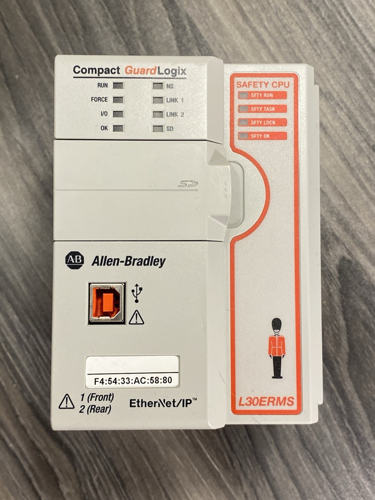 Allen Bradley 1769-L30ERMS-T Ser A Compact Guardlogix CUP/PLC L30ERMS PN- 510162