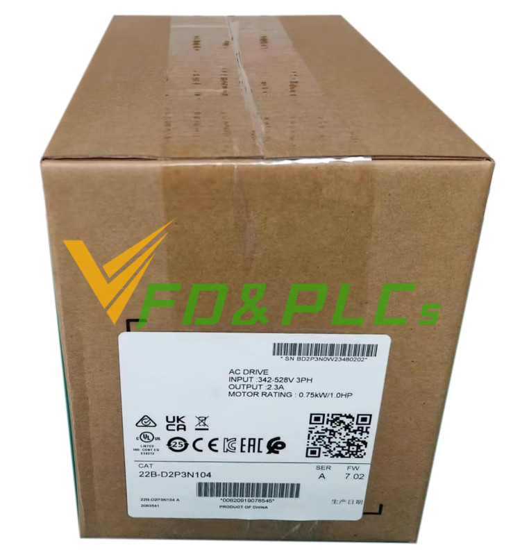Allen Bradley 22B-D2P3N104 PowerFlex 40 AC Drive NEW IN BOX 22BD2P3N104