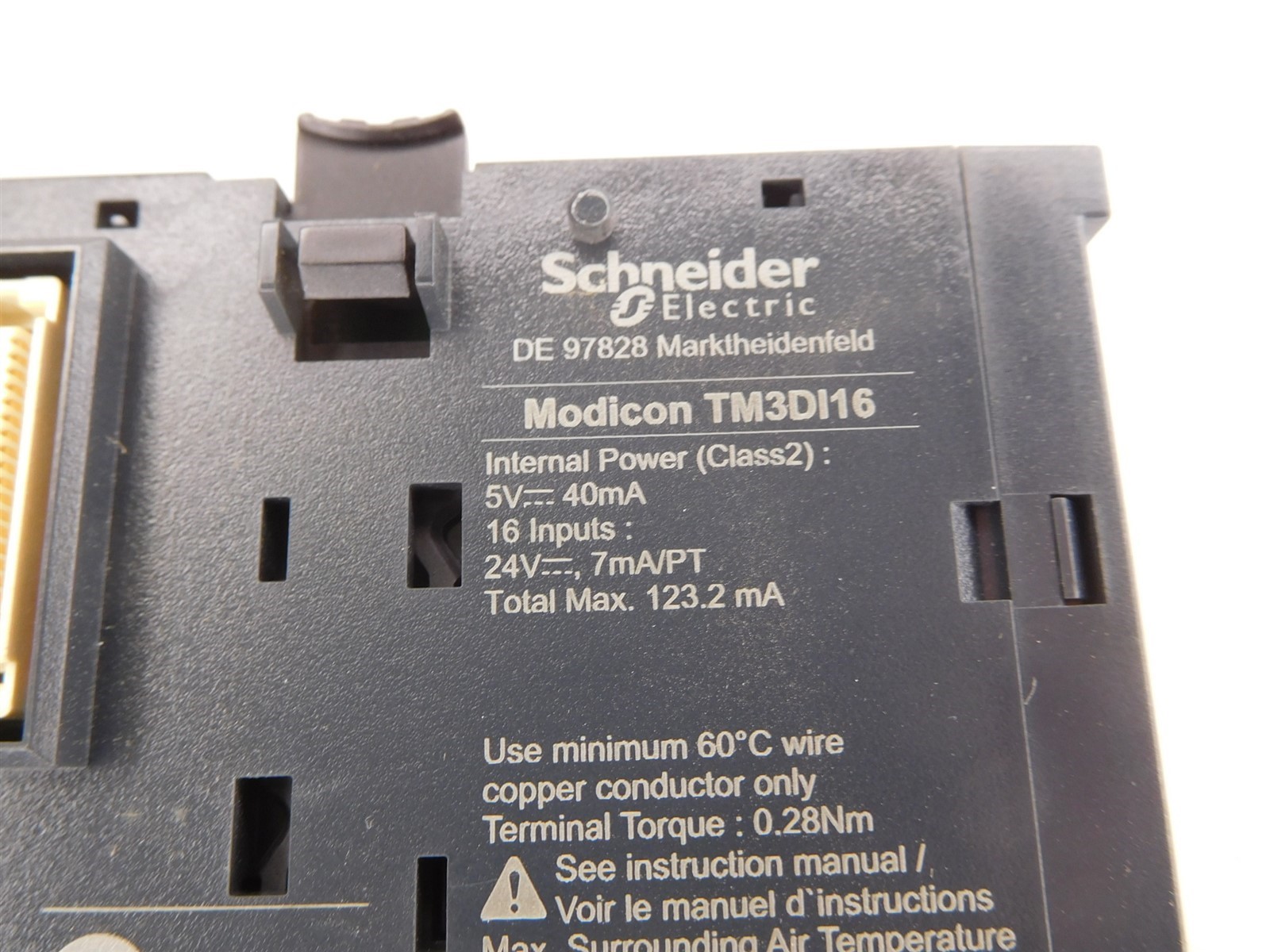 SCHNEIDER TM3DI16 Modicon PLC Input Module (020326)
