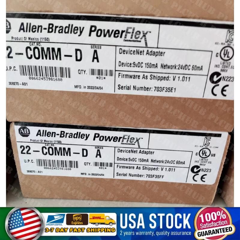 New IN BOX AB 22-COMM-D Powerflex Devicenet Adapter Module Series A FAST SHIP