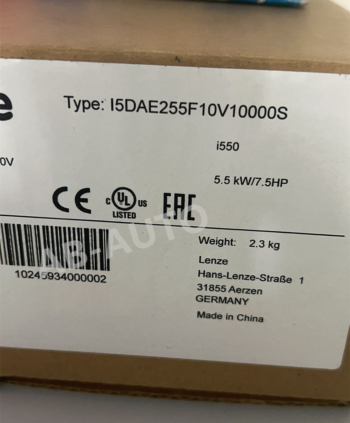 1PCS NEW IN BOX Lenze I5DAE255F10V10000S LENZE Fast Shipping DHL/FedEX