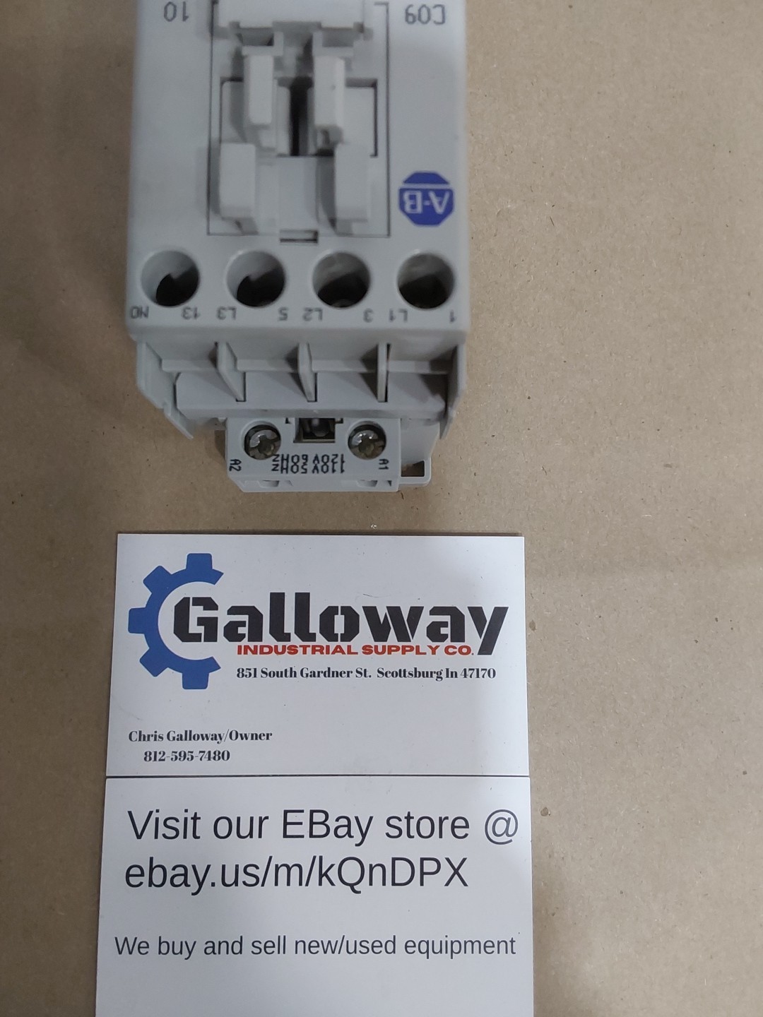 ALLEN-BRADLEY 100-C09*-10 SER A CONTRACTOR COIL VOLTAGE 110v AC