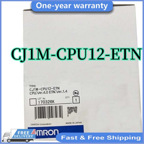 OMRON CJ1M-CPU12-ETN CJ Series PLC CPU Unit Ethernet Controller Module