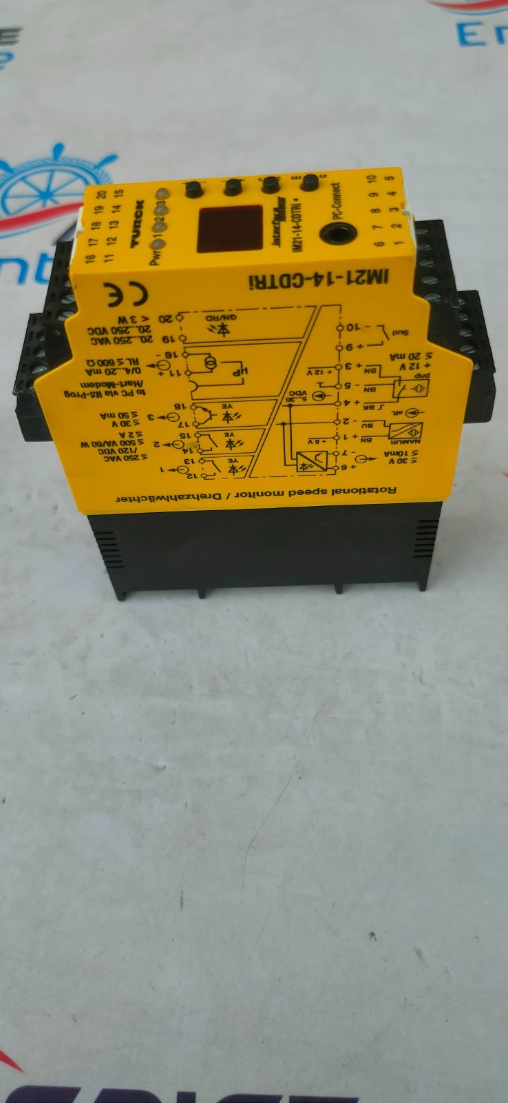 TURCK IM21-14-CDTRI ROTATION SPEED MONITOR
