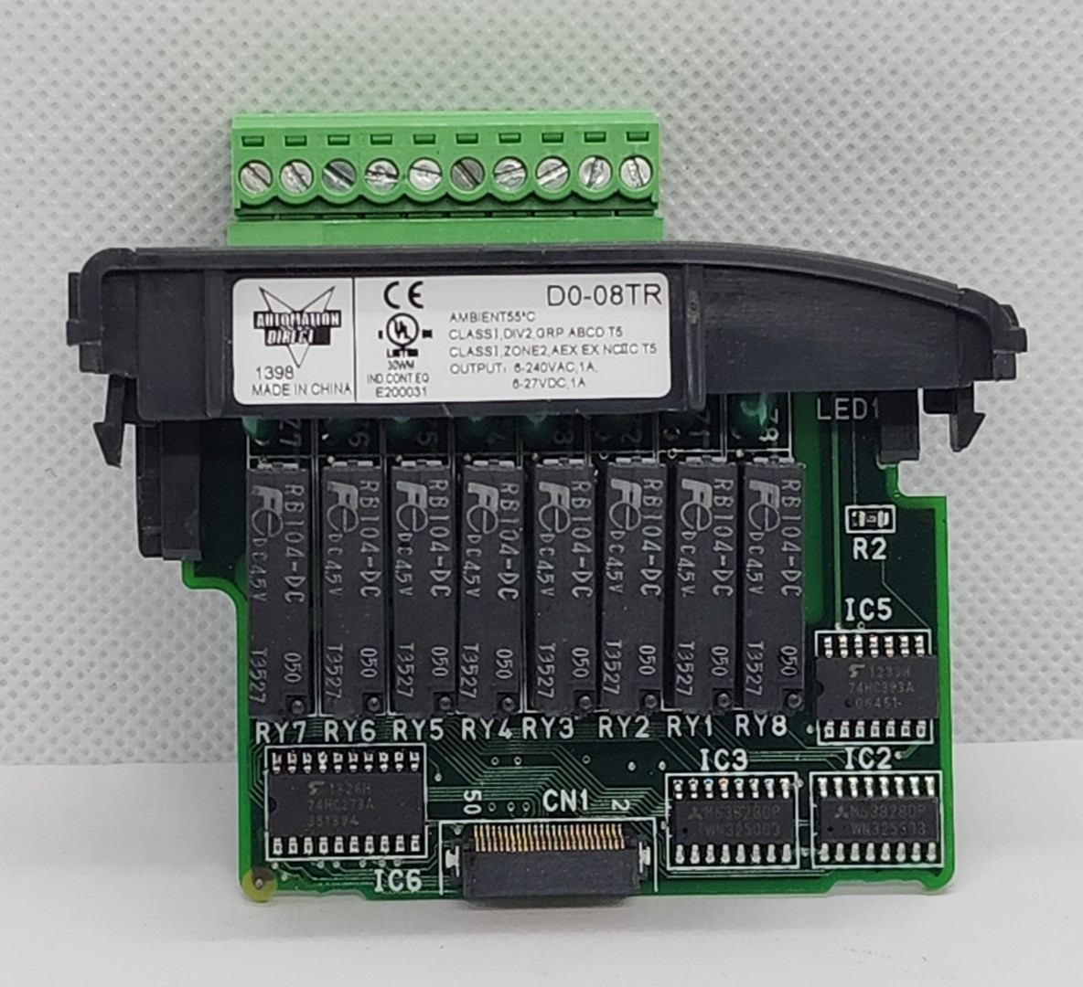AUTOMATION DIRECT D0-08TR RELAY OUTPUT MODULE [2ES1-3]
