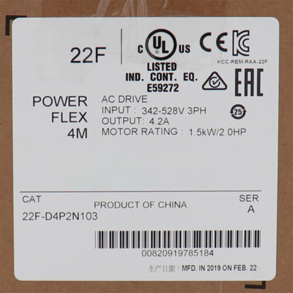 For 22F-D4P2N103 22FD4P2N103 1.5 kW 2.0HP AC Drive