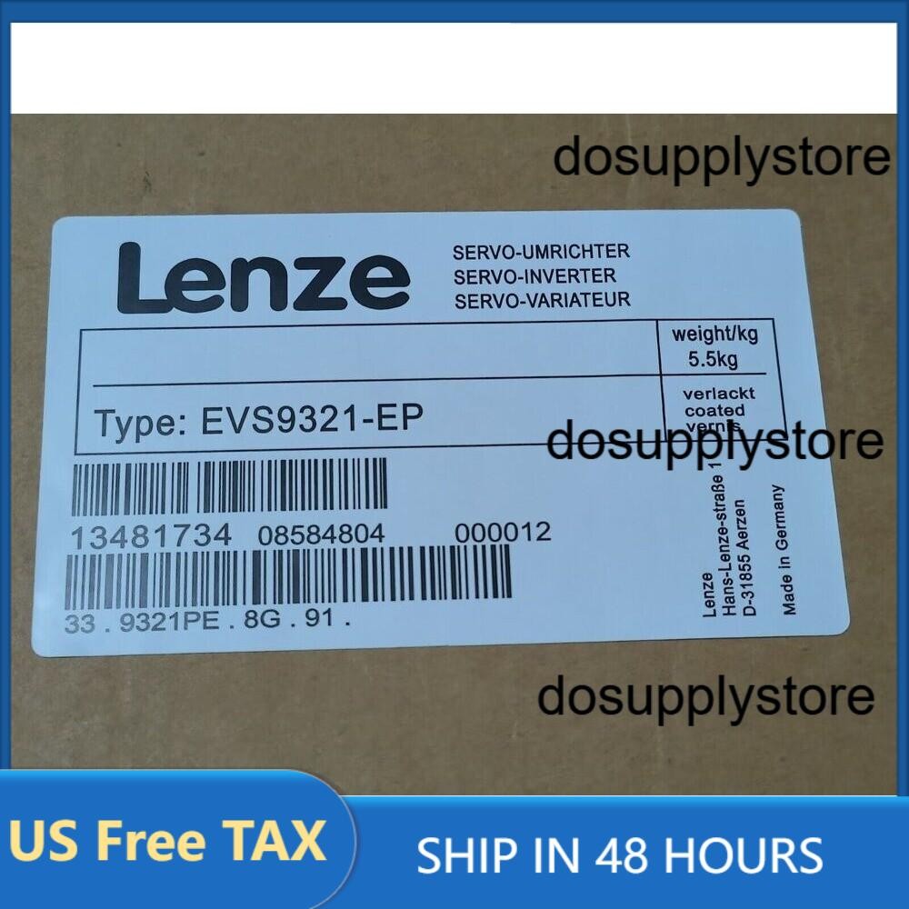 US Free TAX EVS9321-EP 1PCS New LENZE SERVO INVERTER EVS9321-EP