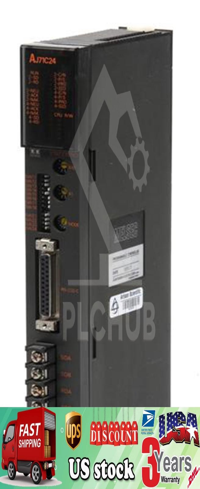 1PC New Mitsubishi AJ71C24 PLC Module Expedited Shipping