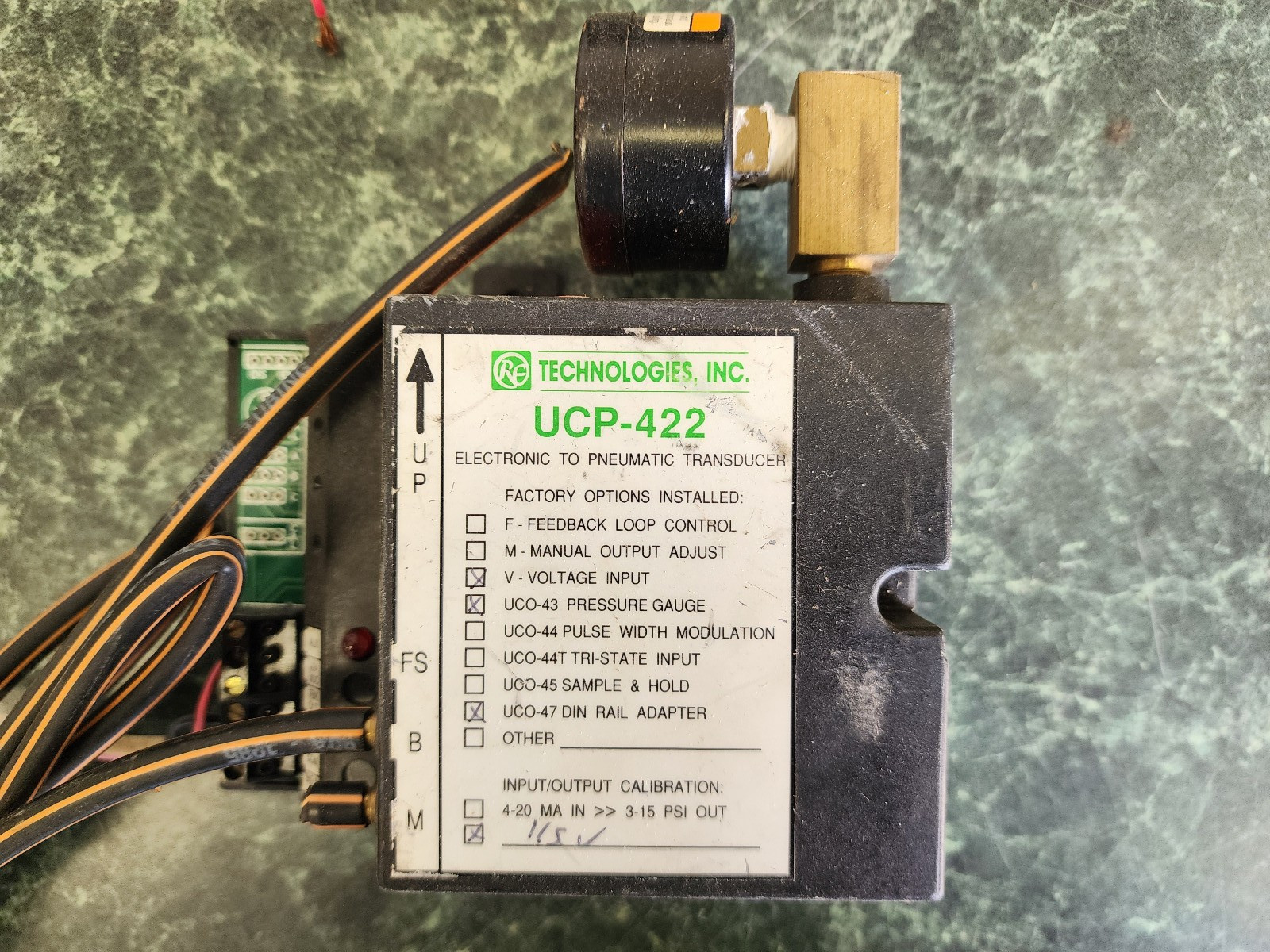 Johnson Controls Metasys Modular Assembly AP-VMA1420-0 & UCP-422 Transducer