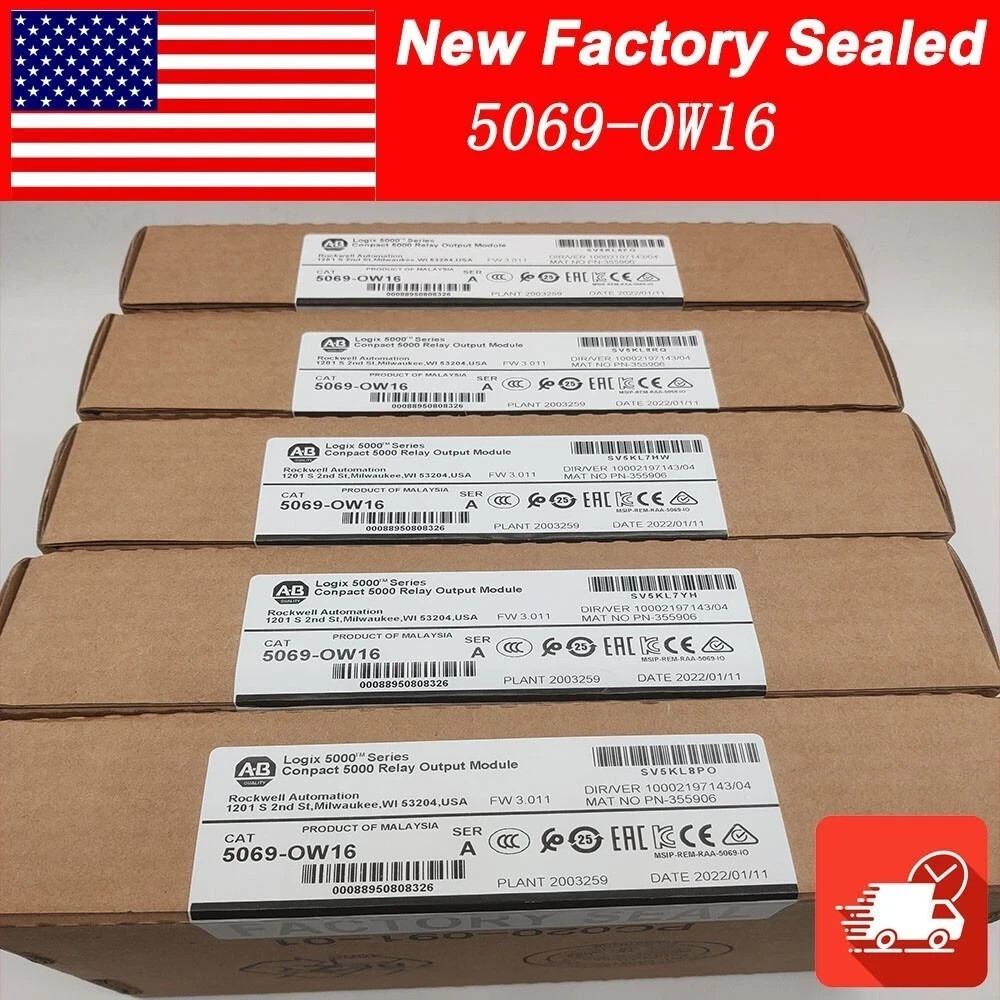 NEW AB 5069-OW16 SER B Compact 5000 Relay Output Module 5069OW16 Free Shipping