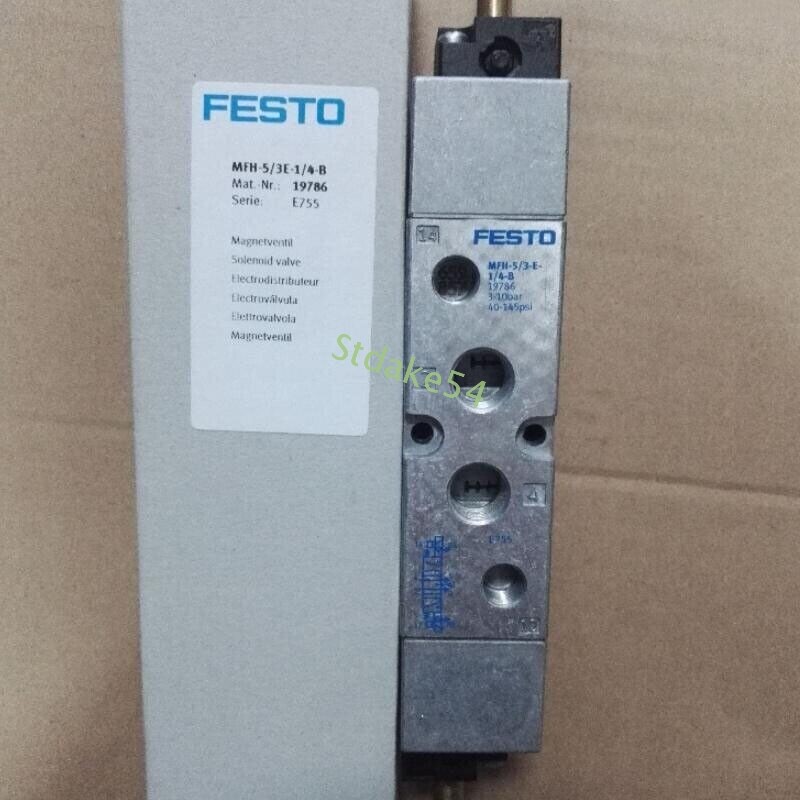 MFH-5/3E-1/4-B 19786 Solenoid Valve new MFH-5/3E-1/4-B 1PCS