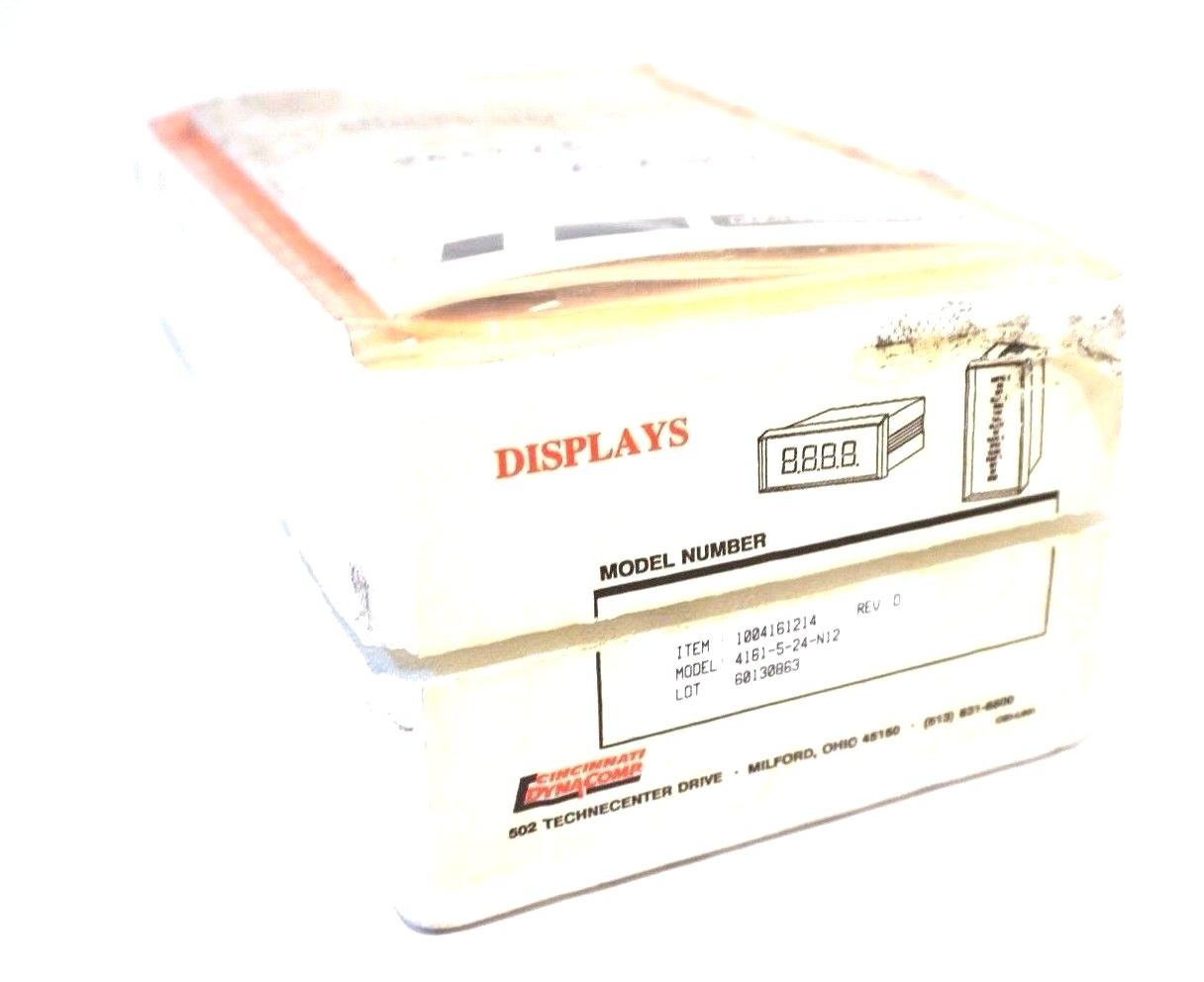 NEW CINCINNATI ELECTROSYSTEMS 14161-5-24-N12 DISPLAY 1004161214 14161524N12