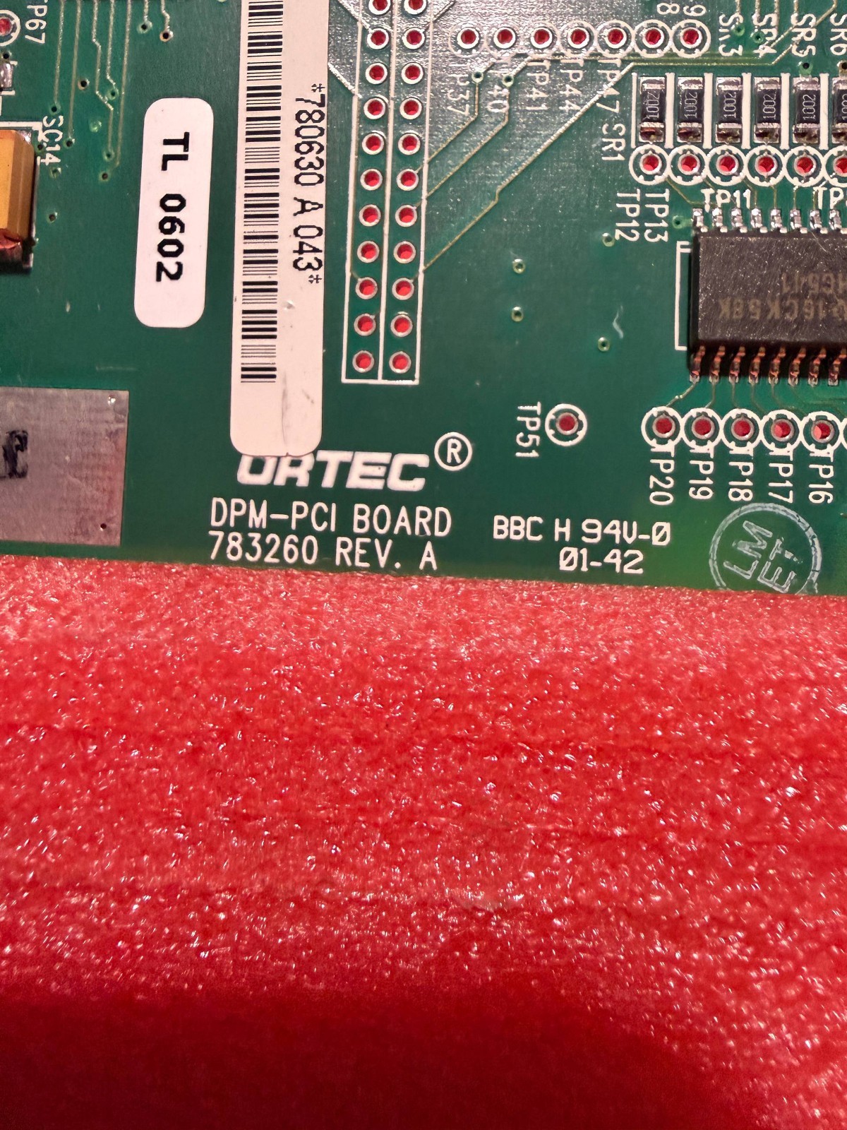 ORTEC DPM-PCI 783260 Digital Pulse Processor Interface Card Ametek