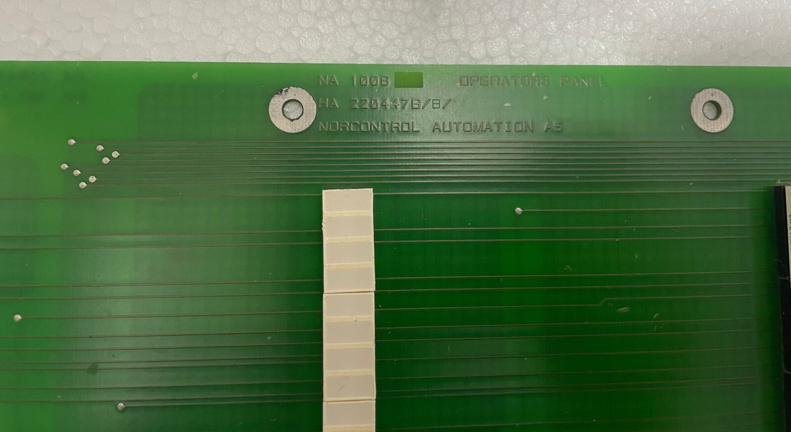 NorControl Automation NA 1008.3 Operator Panel HA 220447 A/A