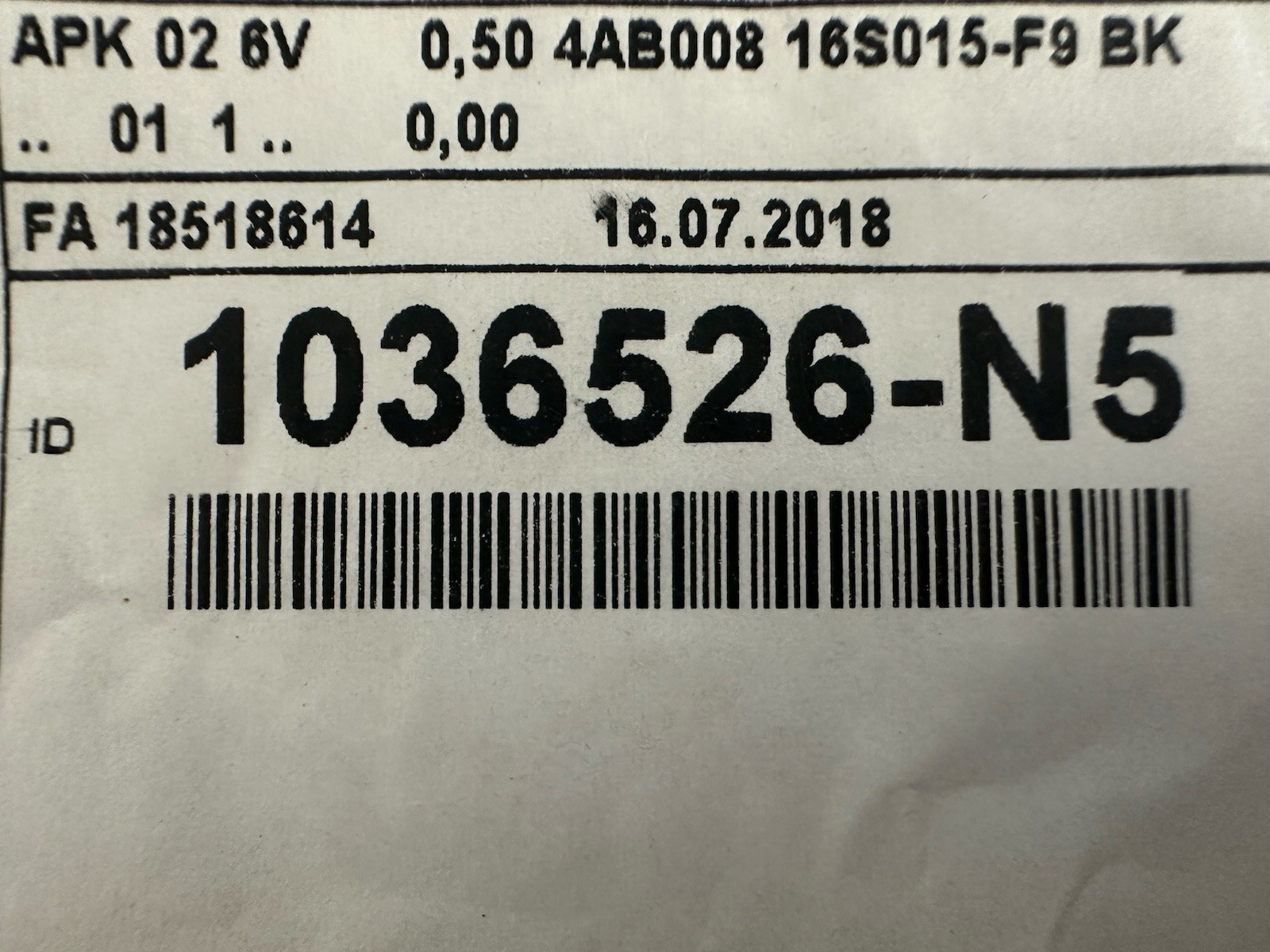 HEIDENHAIN adapter cable 0.50 meter ID 1036526-N5 new sealed in bag