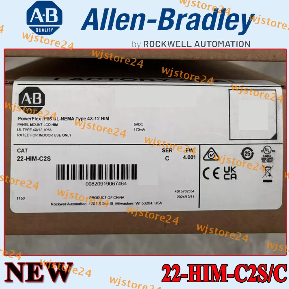 Factory Sealed Allen-Bradley 22-HIM-C2S/C PowerFlex IP66 UL-NEMA Type 4X-12 HIM