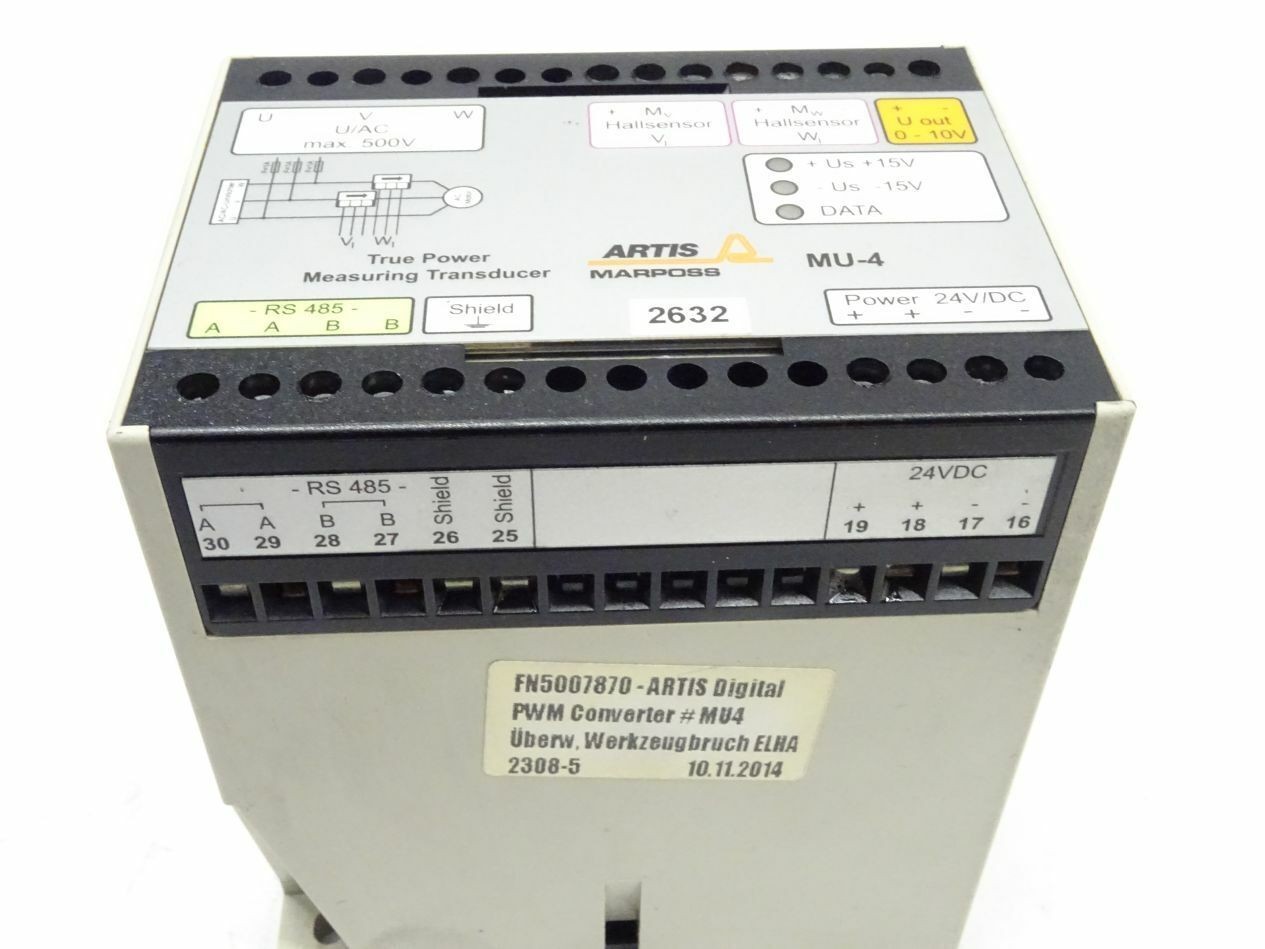 Artis Digital PWM Converter Type: MU4 Transducer