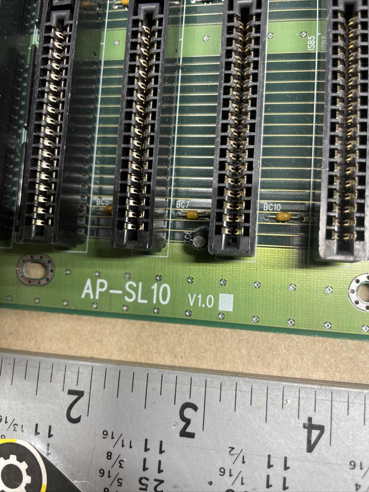 ASTEC AP-SL10 PLC 10-Slot Backplace_GOOD TAKE-OUT_WARRANTY_FAST SHIPPING!