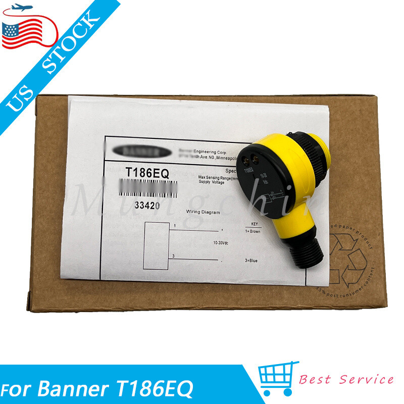 Transmitter Photoelectric Switch Sensor Replace For BANNER T186EQ 20m 10-30VDC